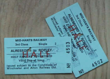 Mid-Hants Railway Tickets for the Watercress Line