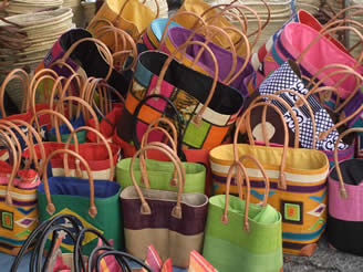A selection of bags from Madagasca