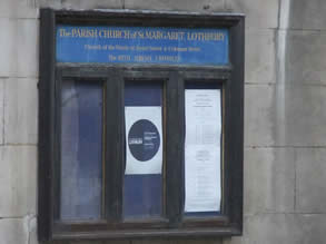 St Margarets Church notice board