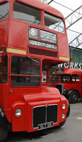 Route 8 to Old Ford.  Many of the London bus routes are mostly the same today as they were originally