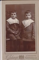 Ernie and Jack Perkins (original photo in old family album passed from Doris Dodd)