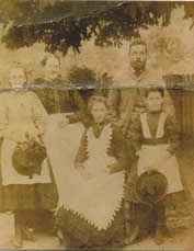 Henry and Sarah with three daughters.   Need to investigage the French connection