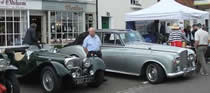 Rolls Royce parked next to a Morgan.  Motor experts please advise if the model name requires updating