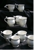 Porcelain Cups by Bartley Heath Pottery