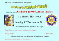Odiham and Hook Rotary Children in Need 2011 Flyer