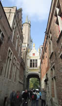 Brugge Leading to the Burg from the South   Nightingale Image